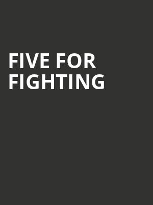 Five for Fighting, Carriage House Theatre, San Jose