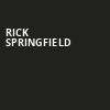 Rick Springfield, Mountain Winery, San Jose