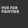 Five for Fighting, Carriage House Theatre, San Jose