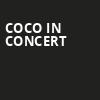 Coco In Concert, Bankhead Theater, San Jose